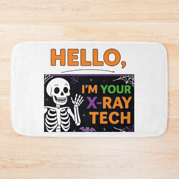 Item preview, Friendly Skeleton X-Ray Tech Halloween Greeting designed and sold by MoodsDesigns.
