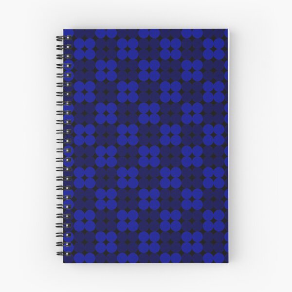 Item preview, Blue Black Circles (black) designed and sold by 13mtm80-Designs.