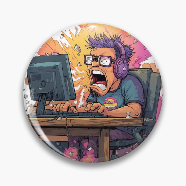 Item preview, Gaming Rage Explosion – Gamers in Rage Mode designed and sold by Das Leben - Eine Hassliebe.