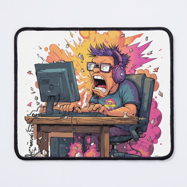 Item preview, Gaming Rage Explosion – Gamers in Rage Mode designed and sold by Das Leben - Eine Hassliebe.