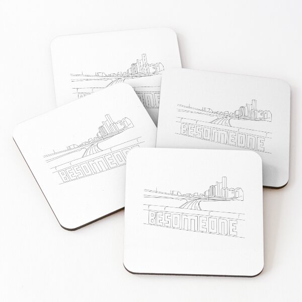 Item preview, BE SOMEONE Graffiti with Houston City Skyline designed and sold by House of Hestia.