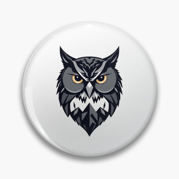 Item preview, A Geometric Mountain Owl with Sharp Lines designed and sold by Be-Adventurous.