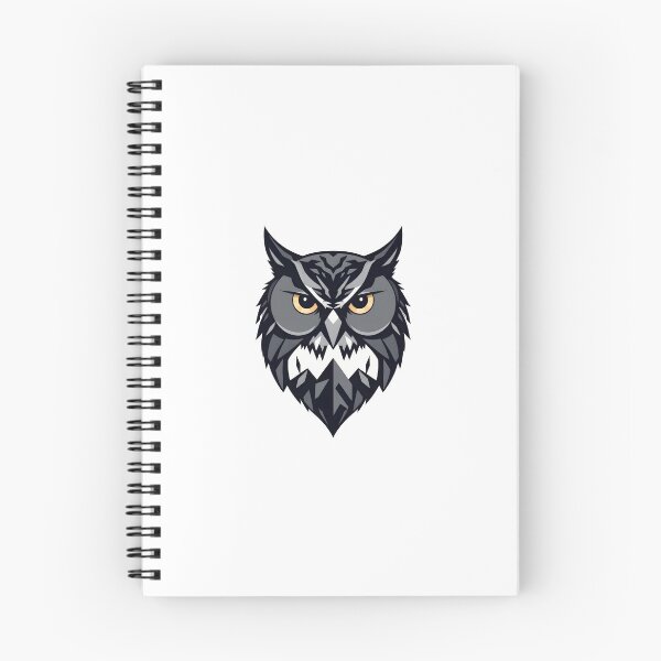 Item preview, A Geometric Mountain Owl with Sharp Lines designed and sold by Be-Adventurous.