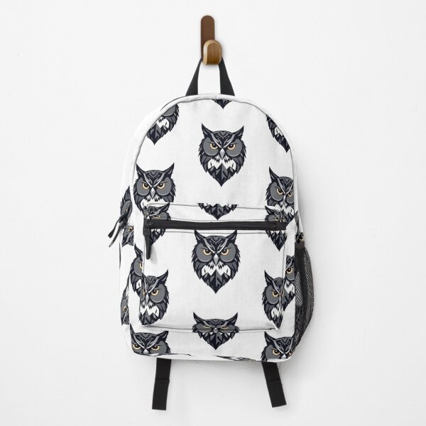 Item preview, A Geometric Mountain Owl with Sharp Lines designed and sold by Be-Adventurous.