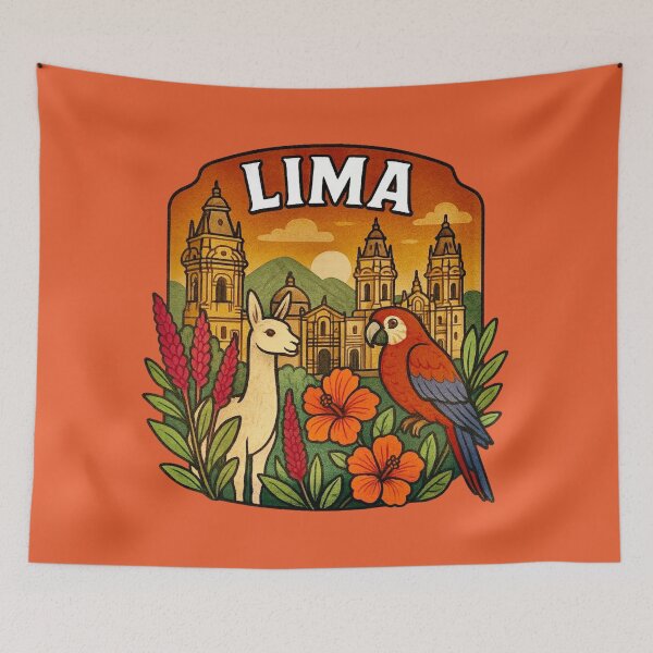 Item preview, Lima, Peru - Culture & Nature designed and sold by Myra365Art.