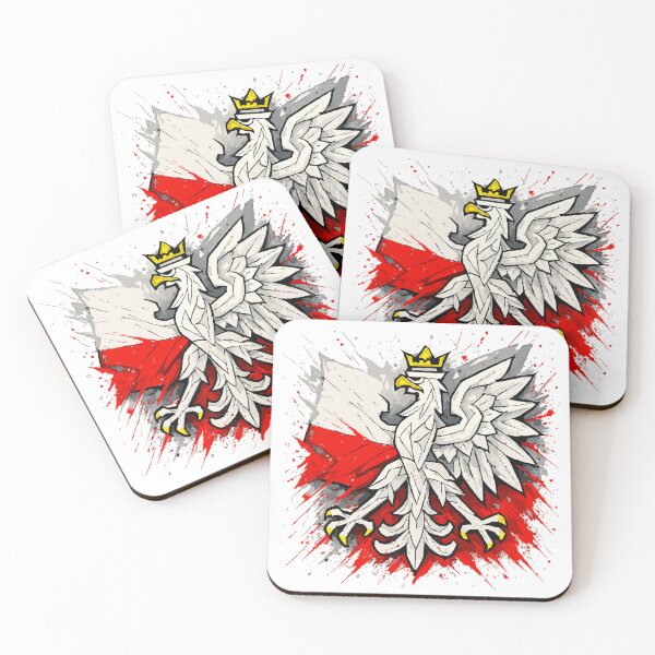 Item preview, Poland Polska Eagle Flag Banner Abstract Gift designed and sold by Pineapple-Tree.