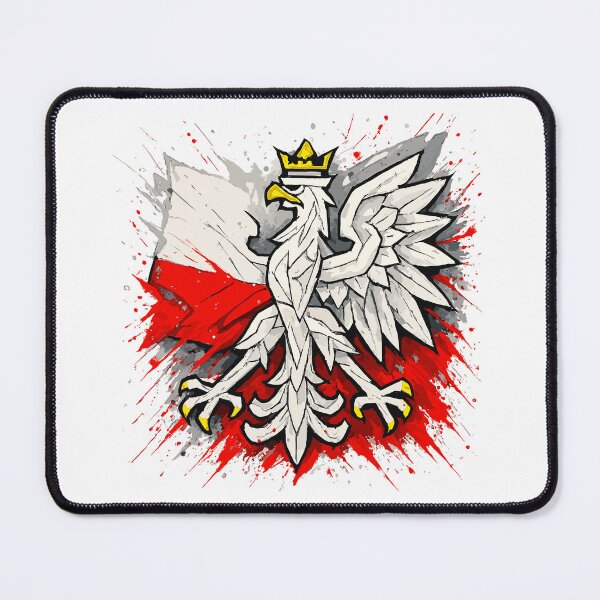 Item preview, Poland Polska Eagle Flag Banner Abstract Gift designed and sold by Pineapple-Tree.