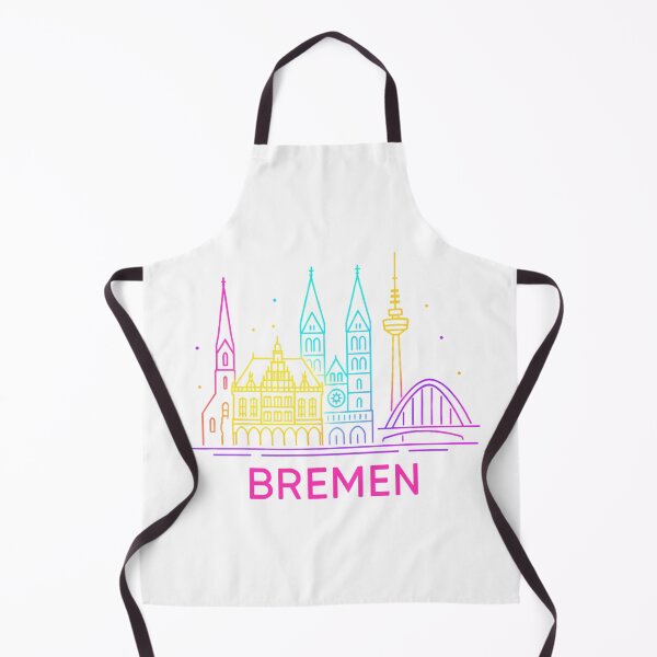 Item preview, Bremen Skyline Neon Design | Germany City Motif designed and sold by Fies-und-Fein.