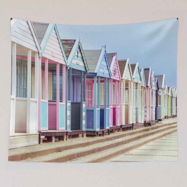 Item preview, Vibrant Beach Huts designed and sold by assaf.