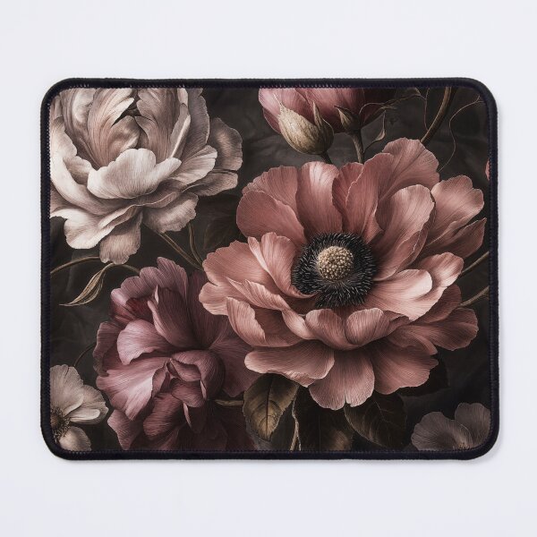 Item preview, Moody Midnight Victorian Flowers designed and sold by artsandsoul.