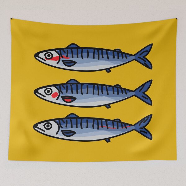 Item preview, Sardines silly and cute designed and sold by fluffyfamcraft.