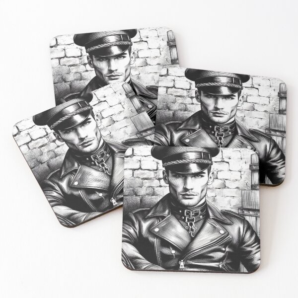 Item preview, Gay Leather Bar Pride "Vow" Leather Bar Berlin Pride Graphic Design designed and sold by ItsAKinkThing.