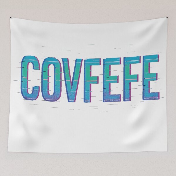 Item preview, Covfefe Glitch Text Meme – Funny Minimalist Design designed and sold by BambaKchula.