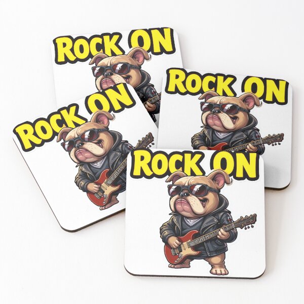 Item preview, Rockstar Doggo – Cartoon Animal Sticker designed and sold by AbhishekPanwar.