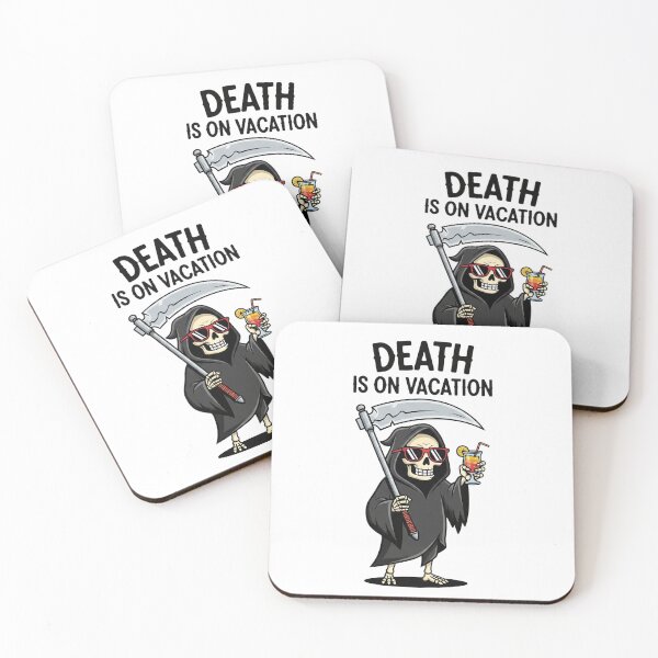 Item preview, Death is on vacation designed and sold by SabyDigitalArt.