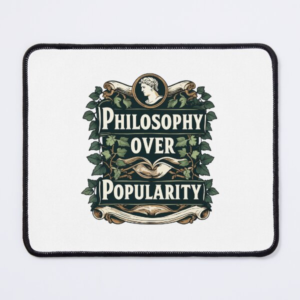 Item preview, Philosophy Over Popularity designed and sold by marshmelephant.