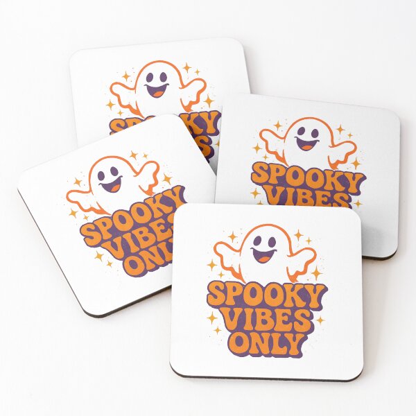 Item preview, Spooky Vibes Only T-Shirt – Cute Ghost Halloween Shirt for Adults designed and sold by Sticker Mania Studio.