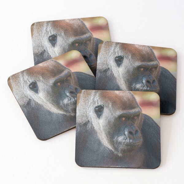 Item preview, Gentle Gorilla Asante Portrait, Thoughtful Eyes designed and sold by rawshutterbug.
