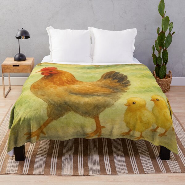 Item preview, Mother hen and her spring chicks designed and sold by Kristylynn757.