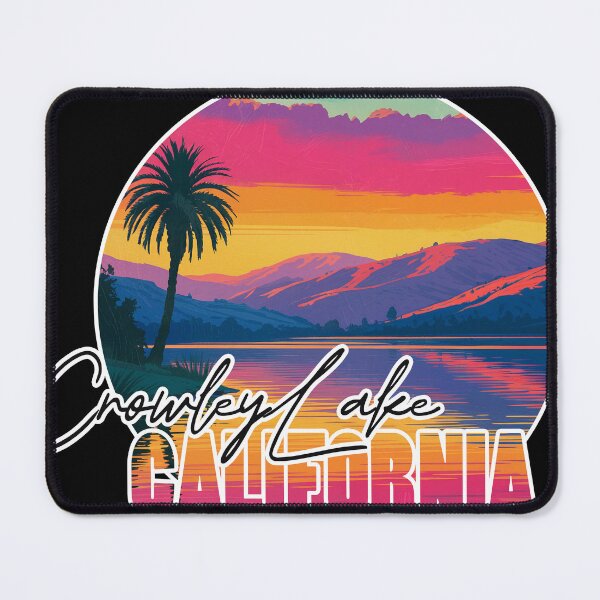 Item preview, Crowley Lake, Mono County, California, Lake sunset designed and sold by Wanderful-roads.
