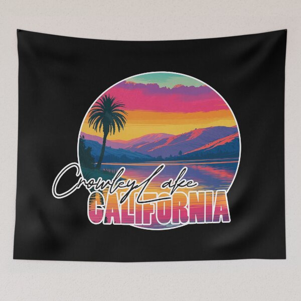 Item preview, Crowley Lake, Mono County, California, Lake sunset designed and sold by Wanderful-roads.