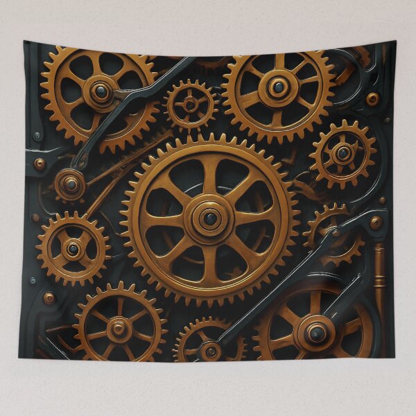 Item preview, Bronze Gears designed and sold by Kaleidoscope Print.