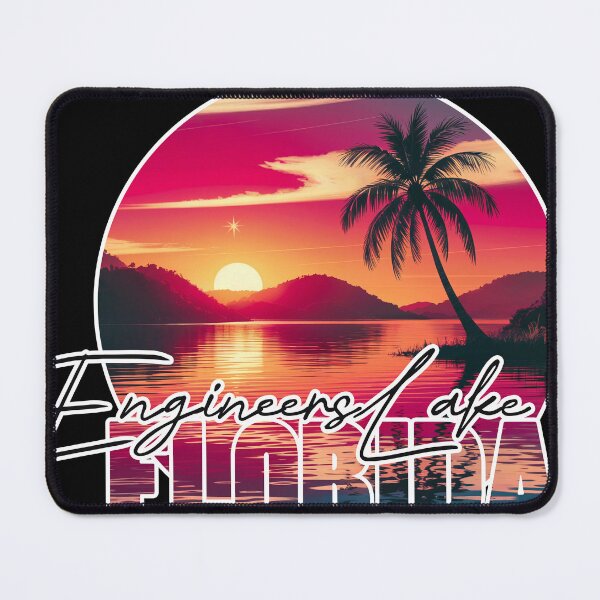 Item preview, Engineers Lake, Florida, Lake sunset designed and sold by Wanderful-roads.