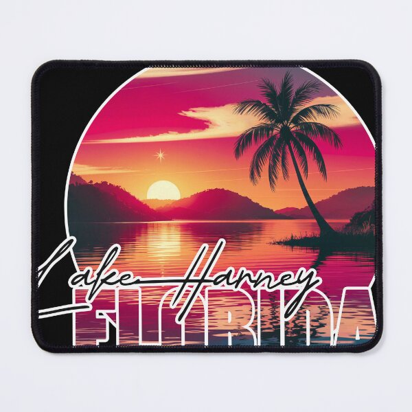 Item preview, Lake Harney, Florida, Lake sunset designed and sold by Wanderful-roads.