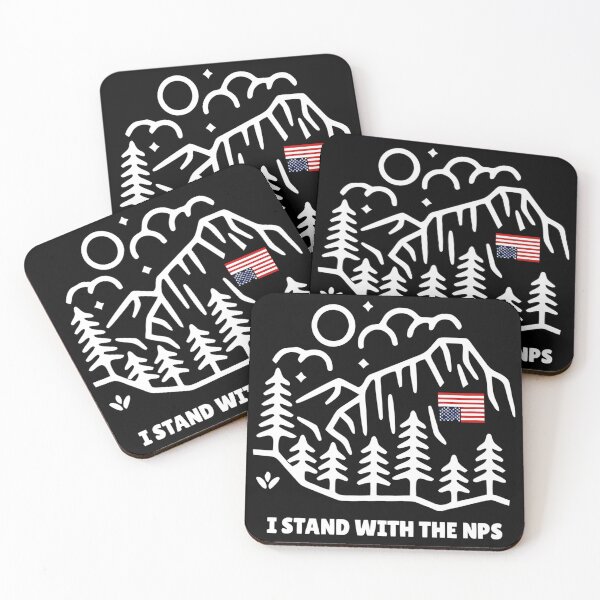 Item preview, I Stand With The NPS National Park Support designed and sold by hatwarhamteri.