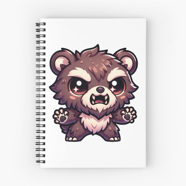 Item preview, Kawaii Fierce Roaring Bear Art - Cute Monster Werewolf Funny Halloween Design designed and sold by NSB-Design.