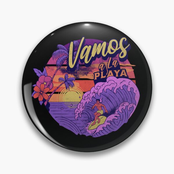 Item preview, Vamos A La Playa Retro designed and sold by dudelinart.