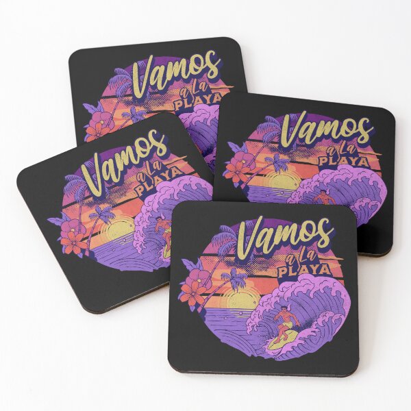 Item preview, Vamos A La Playa Retro designed and sold by dudelinart.