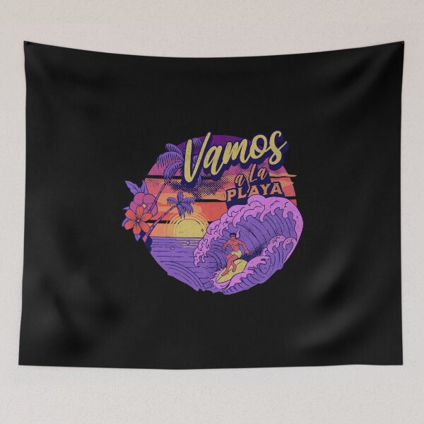 Item preview, Vamos A La Playa Retro designed and sold by dudelinart.