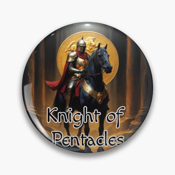 Item preview, Minor Arcana Knight of Pentacles Riding a Black Horse designed and sold by Pixel Waite.