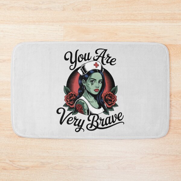 Item preview, Zombie Nurse with Piercing Gaze and Rose Details designed and sold by SplashTastic.