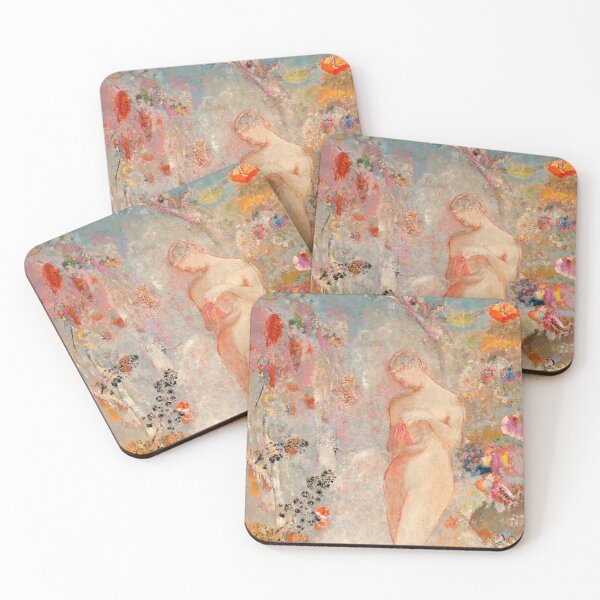Item preview, Pandora 1914 Odilon Redon - French Symbolist Mythological Art - Post-Impressionist Pastel Drawing designed and sold by Under-TheTable.