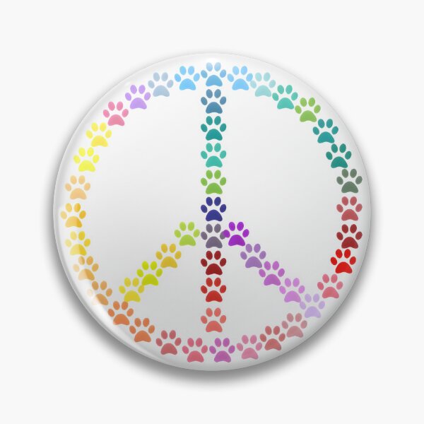 Item preview, Peace & Love Paw Print – Veterinarian Life Symbol Design designed and sold by Bettybee00.