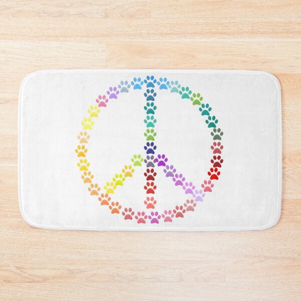 Item preview, Peace & Love Paw Print – Veterinarian Life Symbol Design designed and sold by Bettybee00.