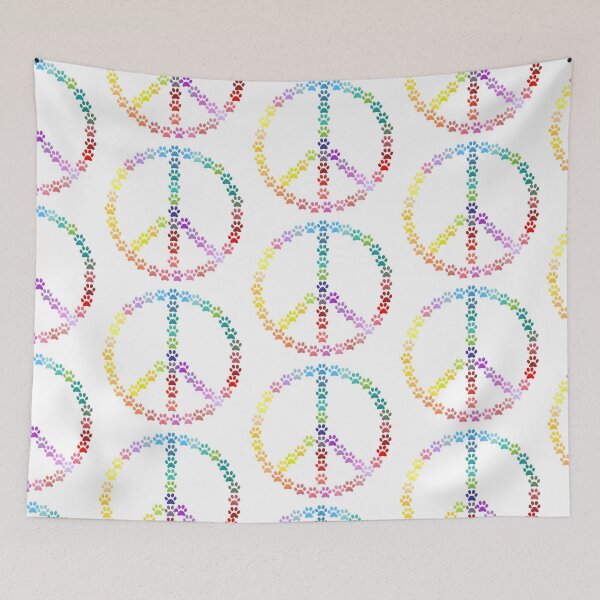 Item preview, Peace & Love Paw Print – Veterinarian Life Symbol Design designed and sold by Bettybee00.