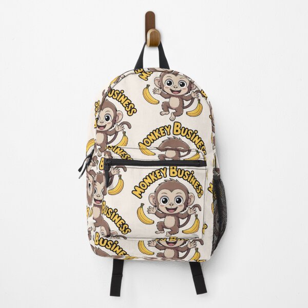 Item preview, A Cute Monkey and Bananas designed and sold by SplashTastic.