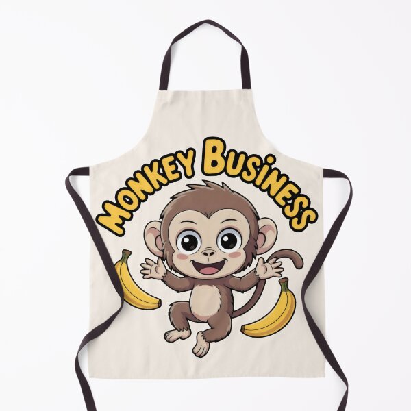 Item preview, A Cute Monkey and Bananas designed and sold by SplashTastic.
