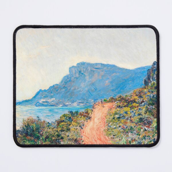 Item preview, The Corniche near Monaco 1884 Claude Monet - French Impressionist Mediterranean Landscape - Plein Air Painting designed and sold by Under-TheTable.