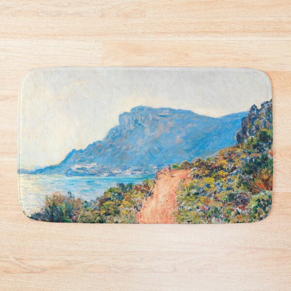 Item preview, The Corniche near Monaco 1884 Claude Monet - French Impressionist Mediterranean Landscape - Plein Air Painting designed and sold by Under-TheTable.