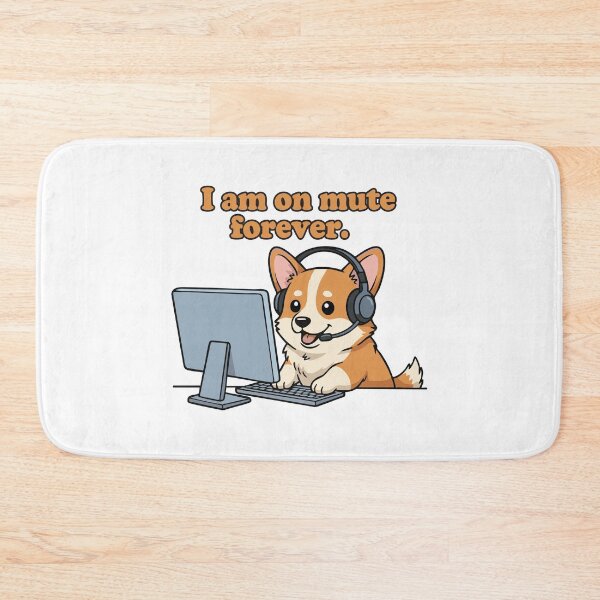 Item preview, Copy of Cute dog at office desk with funny work quote designed and sold by Tong4130.