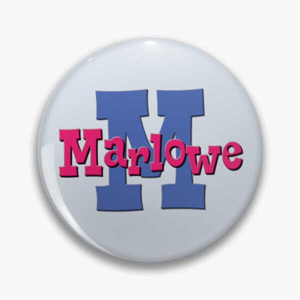 Item preview, M is for Marlowe, Girl’s and Woman's Name and Initial  designed and sold by CharlottePlaceArt.