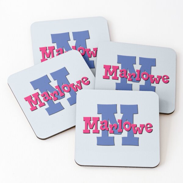 Item preview, M is for Marlowe, Girl’s and Woman's Name and Initial  designed and sold by CharlottePlaceArt.