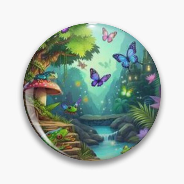 Item preview, Enchanted Frogs in Fantasy Forest Glow designed and sold by Iuqiune.