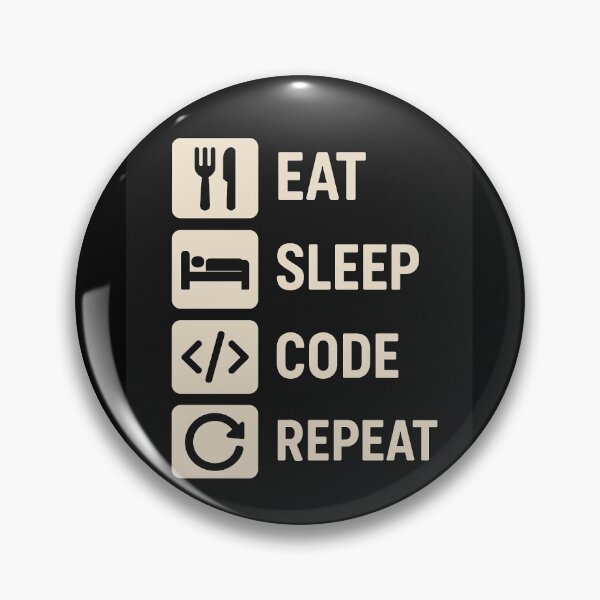 Item preview, Eat, sleep, code, repeat designed and sold by Programming Jokes.