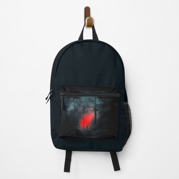 Item preview, Silhouette Of A Man In Dark Forest designed and sold by Dyrk Wyst Redbubble Shop.