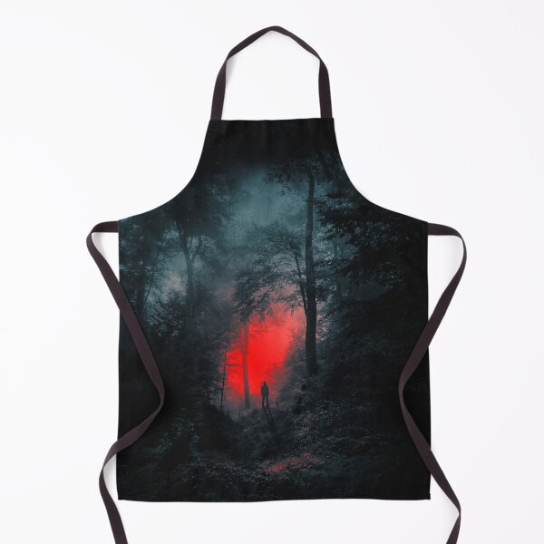 Item preview, Silhouette Of A Man In Dark Forest designed and sold by Dyrk Wyst Redbubble Shop.
